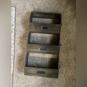 Wooden mail/ keys organizer